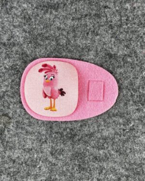 Patch for kids “Angry Birds”  Pink