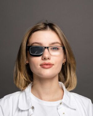 Leather patch for glasses
