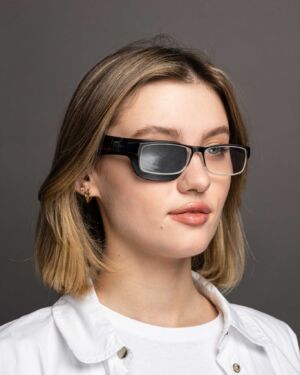 Leather patch for glasses